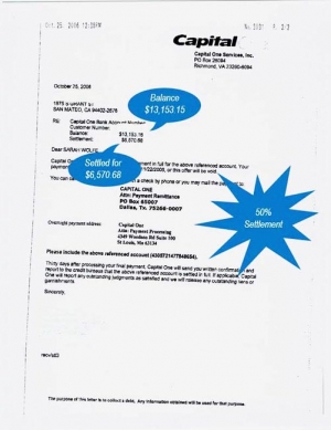 Capital One Debt Settlement